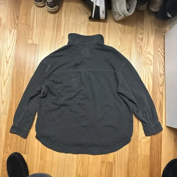 Black Button-Up Shirt - Picture 4 of 4